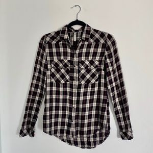 Black Red White Flannel
